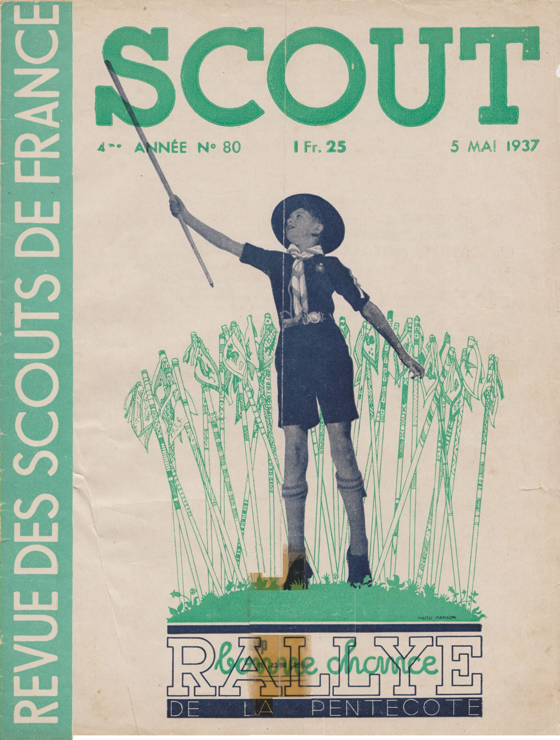 SCOUT  80 revue des scouts de France de  1937