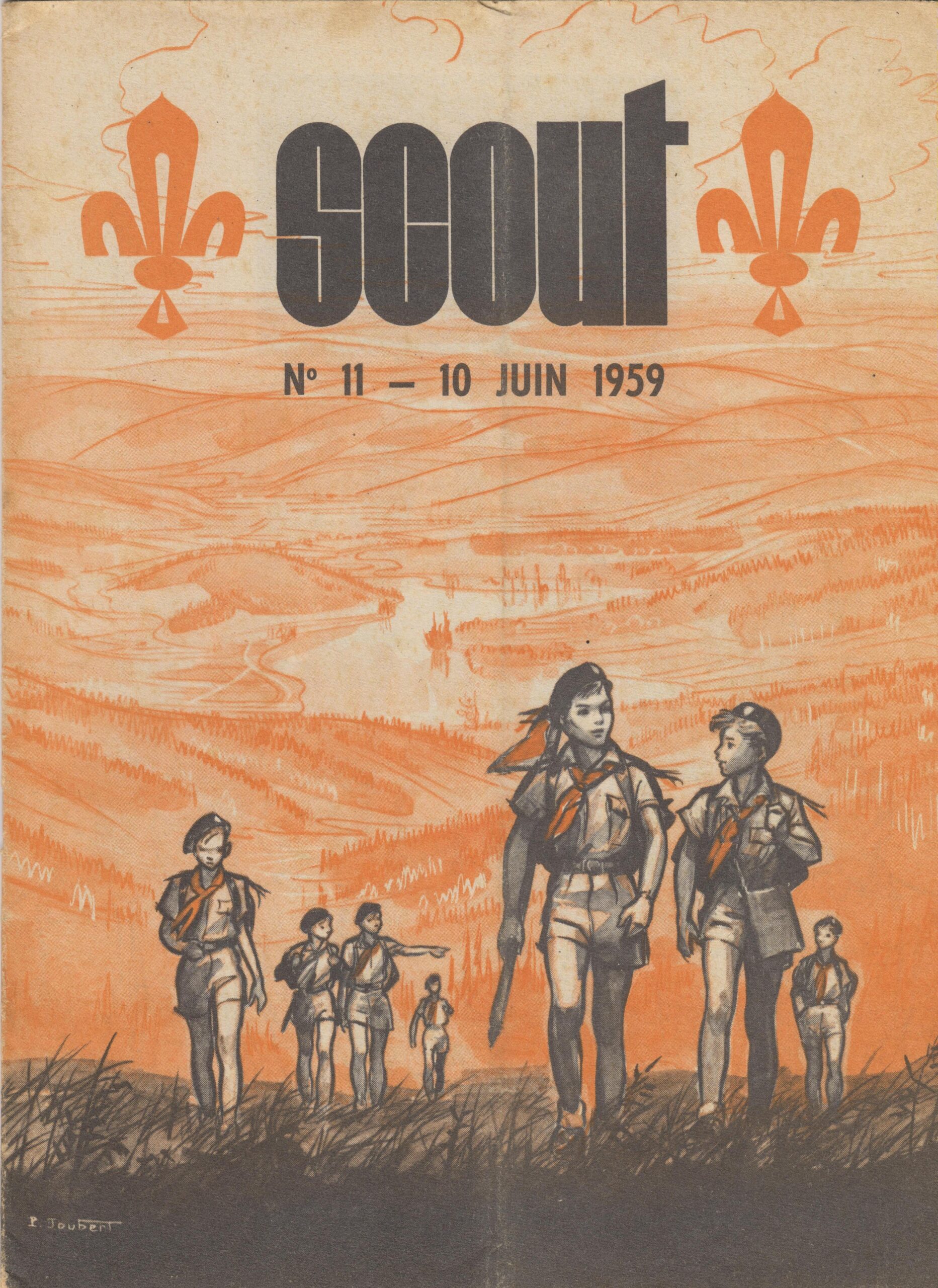 SCOUT 11 revue des scouts de France de 1959