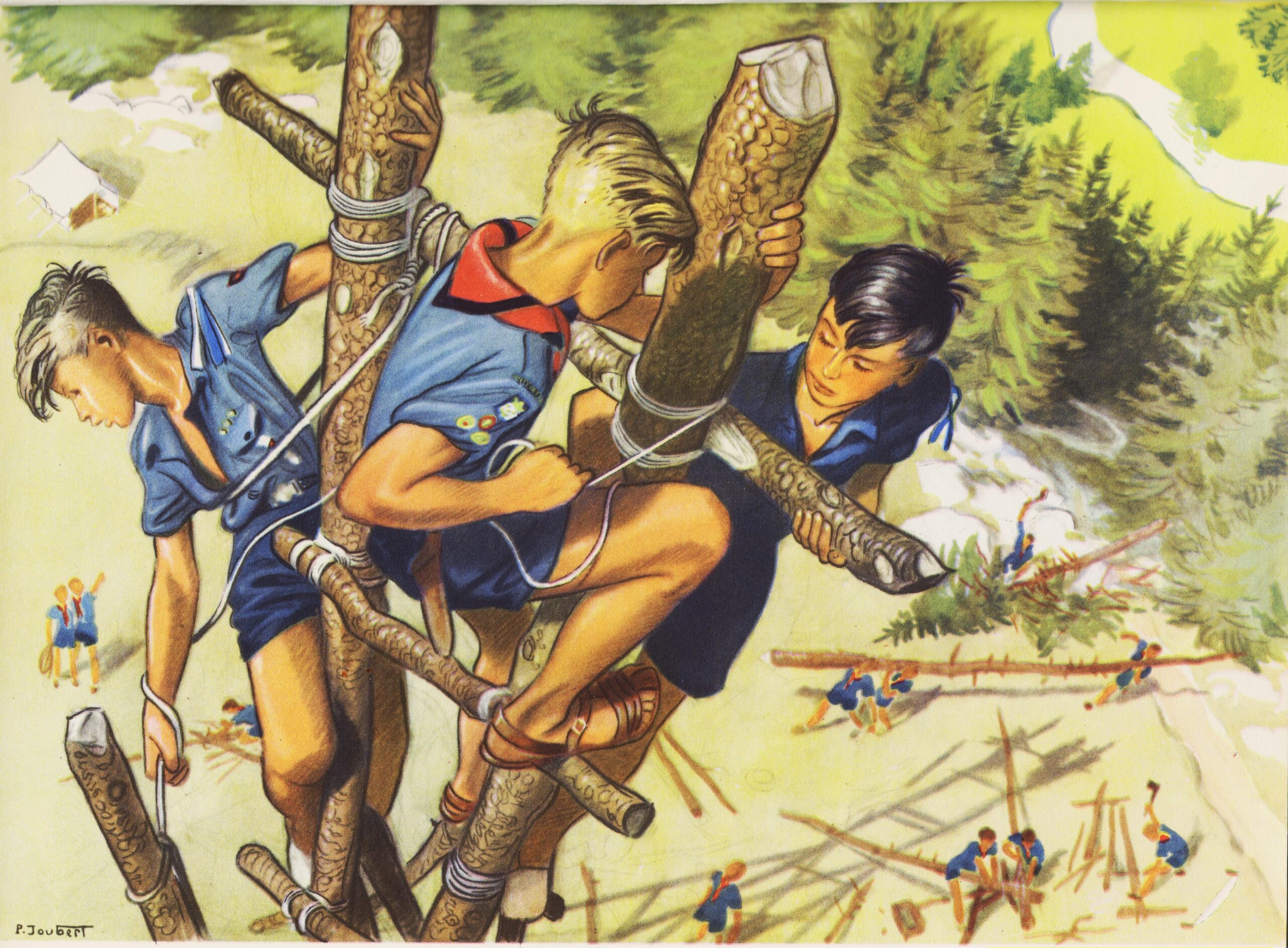 Calendrier  FSB – 1953 – Avril