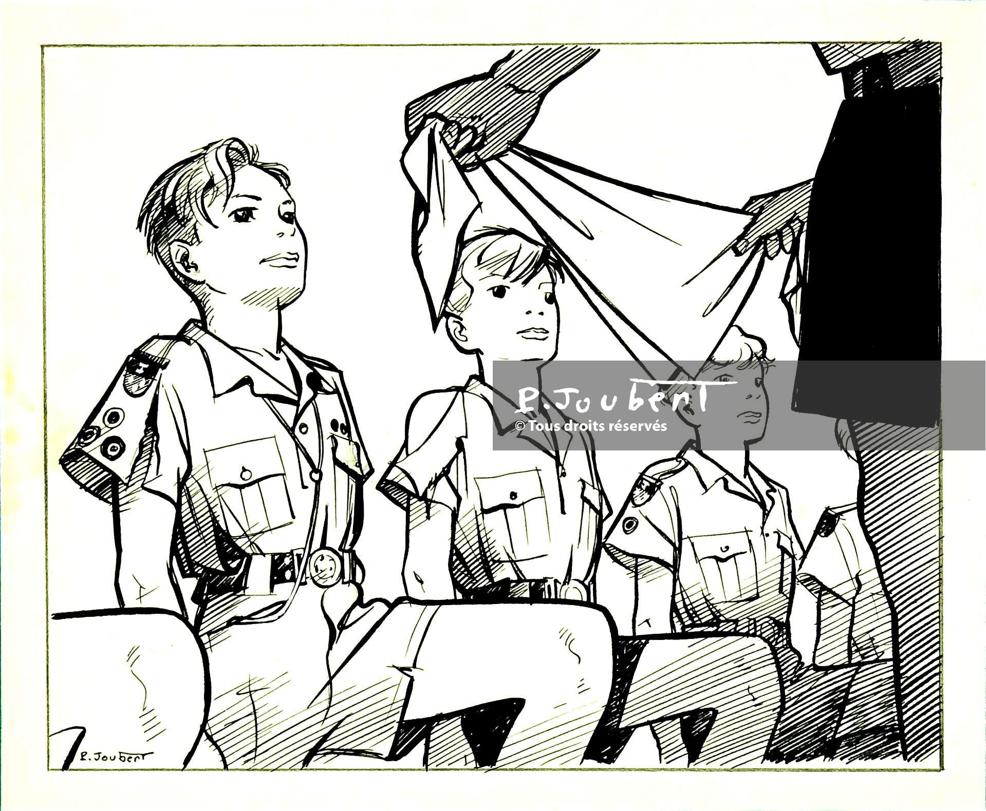1946 – Le Foulard de sang – Couverture