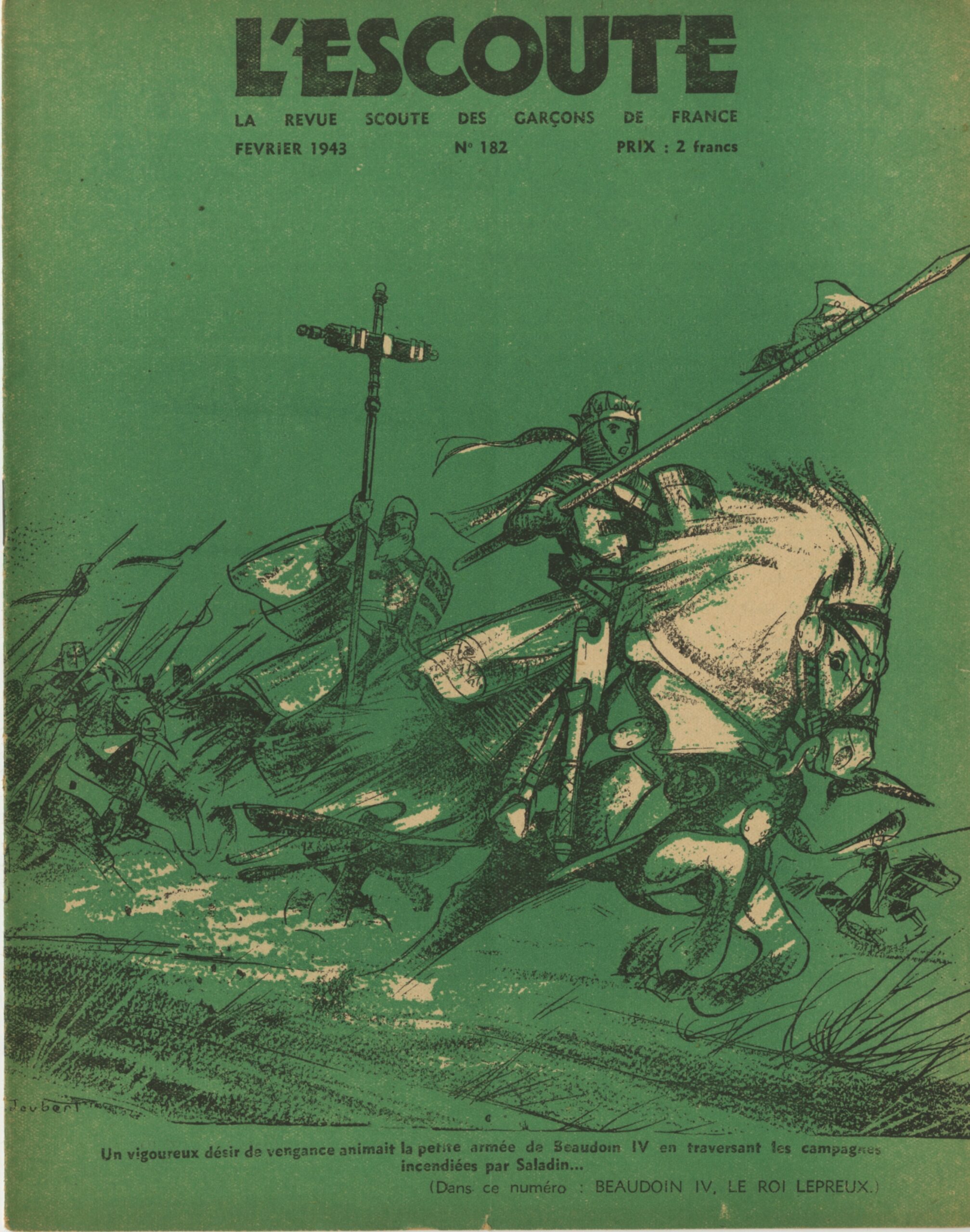 L'ESCOUTE 182 revue Le scout de France de 1943 - Pierre Joubert