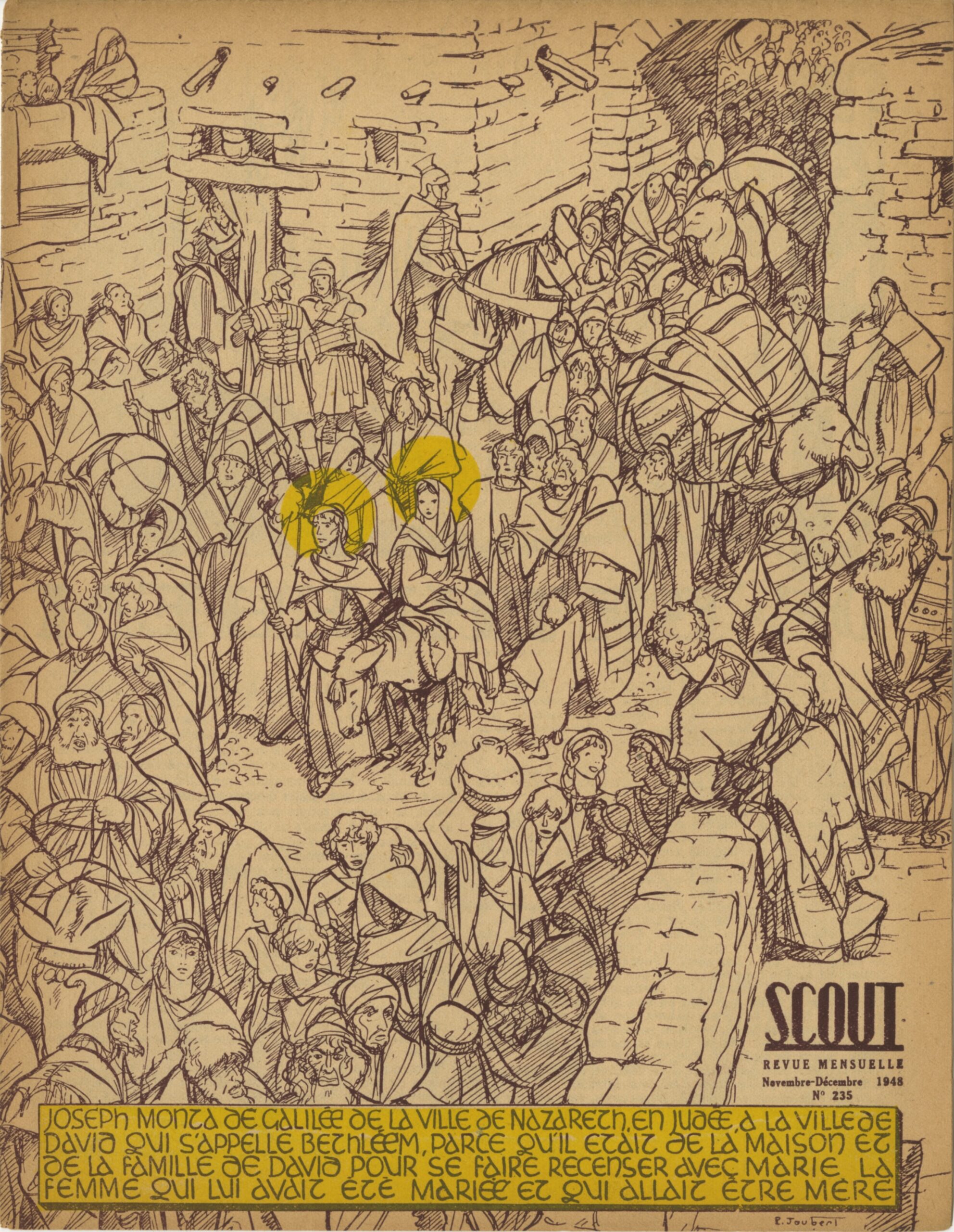 SCOUT 235  revue Le scout de France de 1948