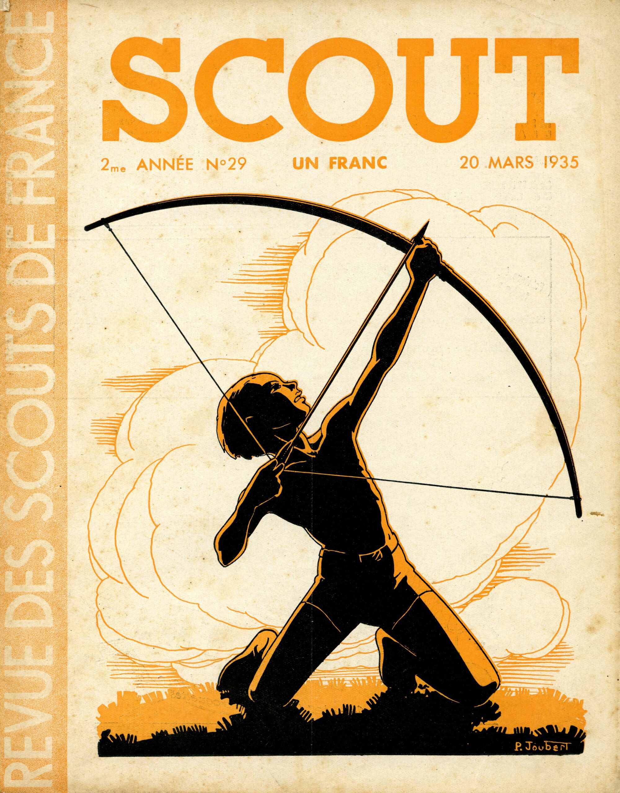 LE SCOUT 29  revue Le scout de France de 1935