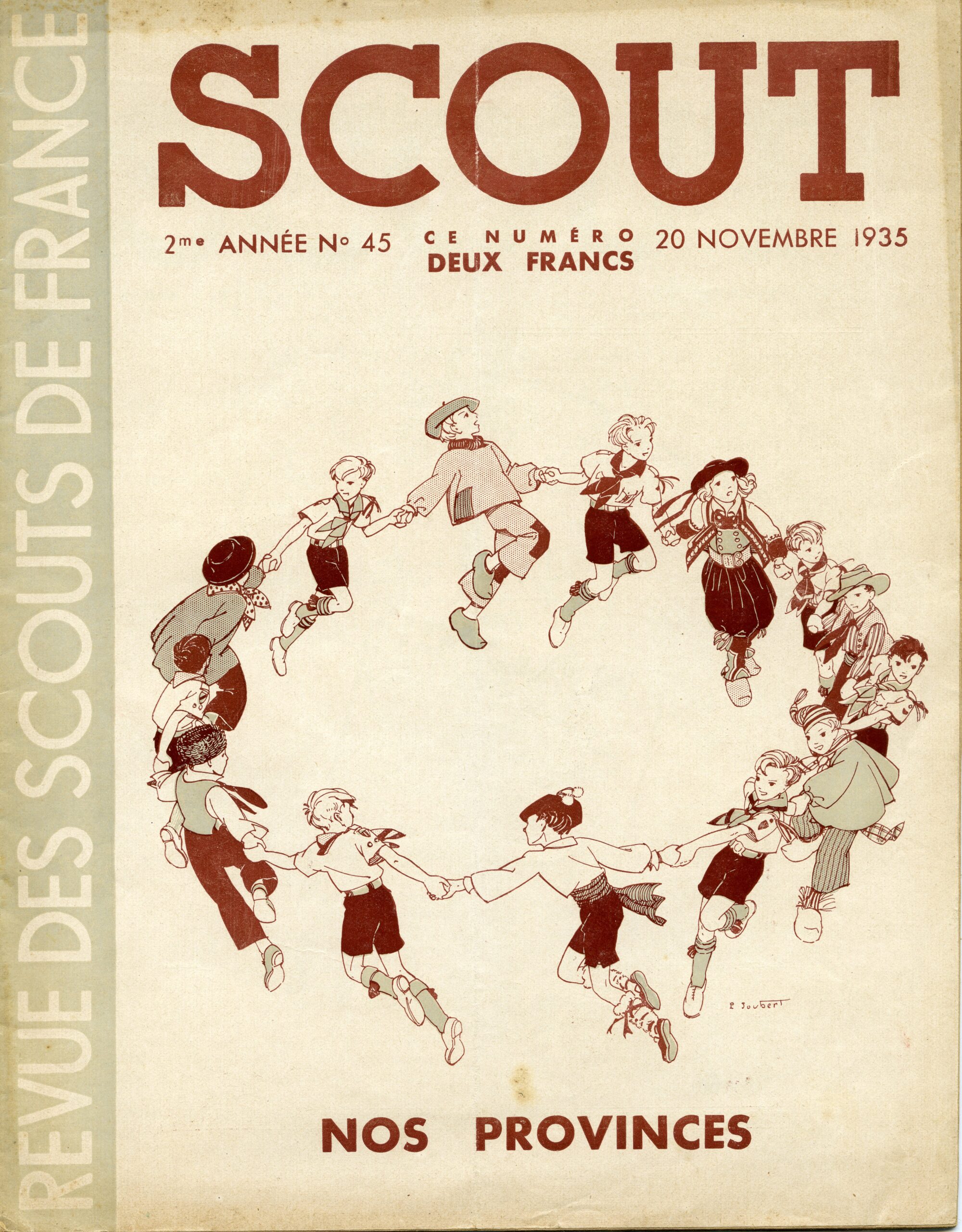 LE SCOUT 45 revue Le scout de France de 1935 - Pierre Joubert
