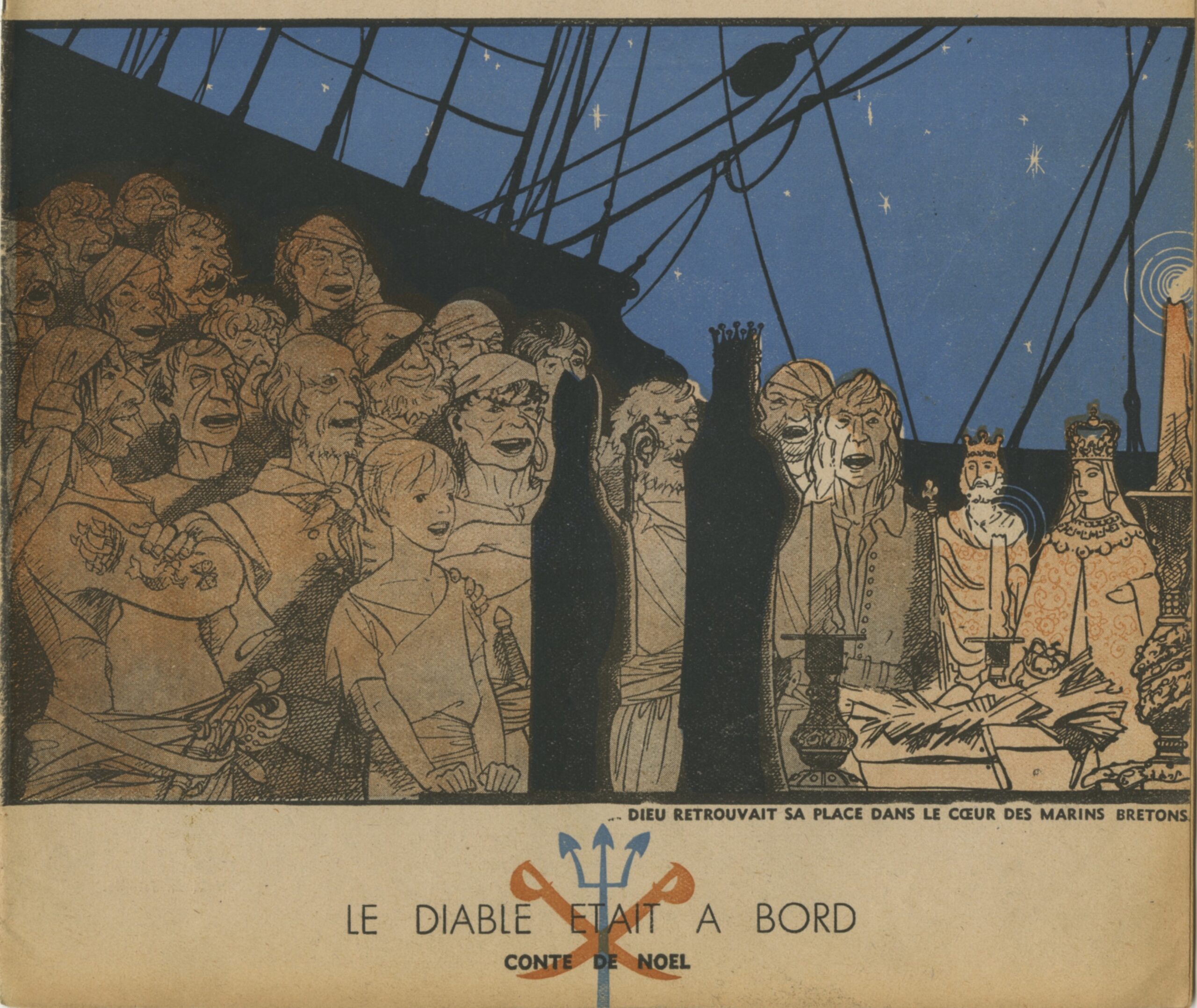 Le diable était à bord : couv ESCOUTE 191 de 1943