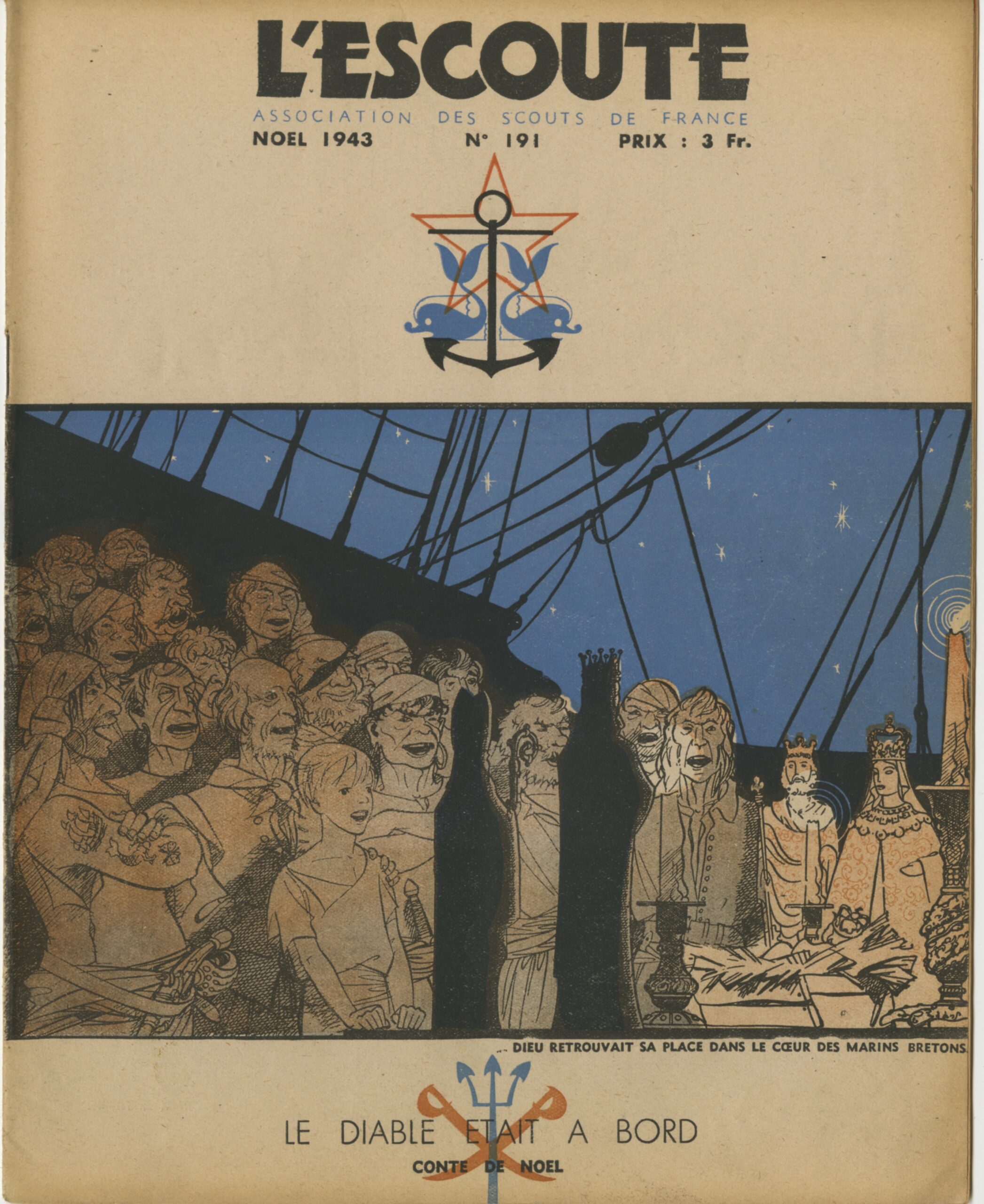 L'ESCOUTE 191 revue Le scout de France de 1943 - Pierre Joubert