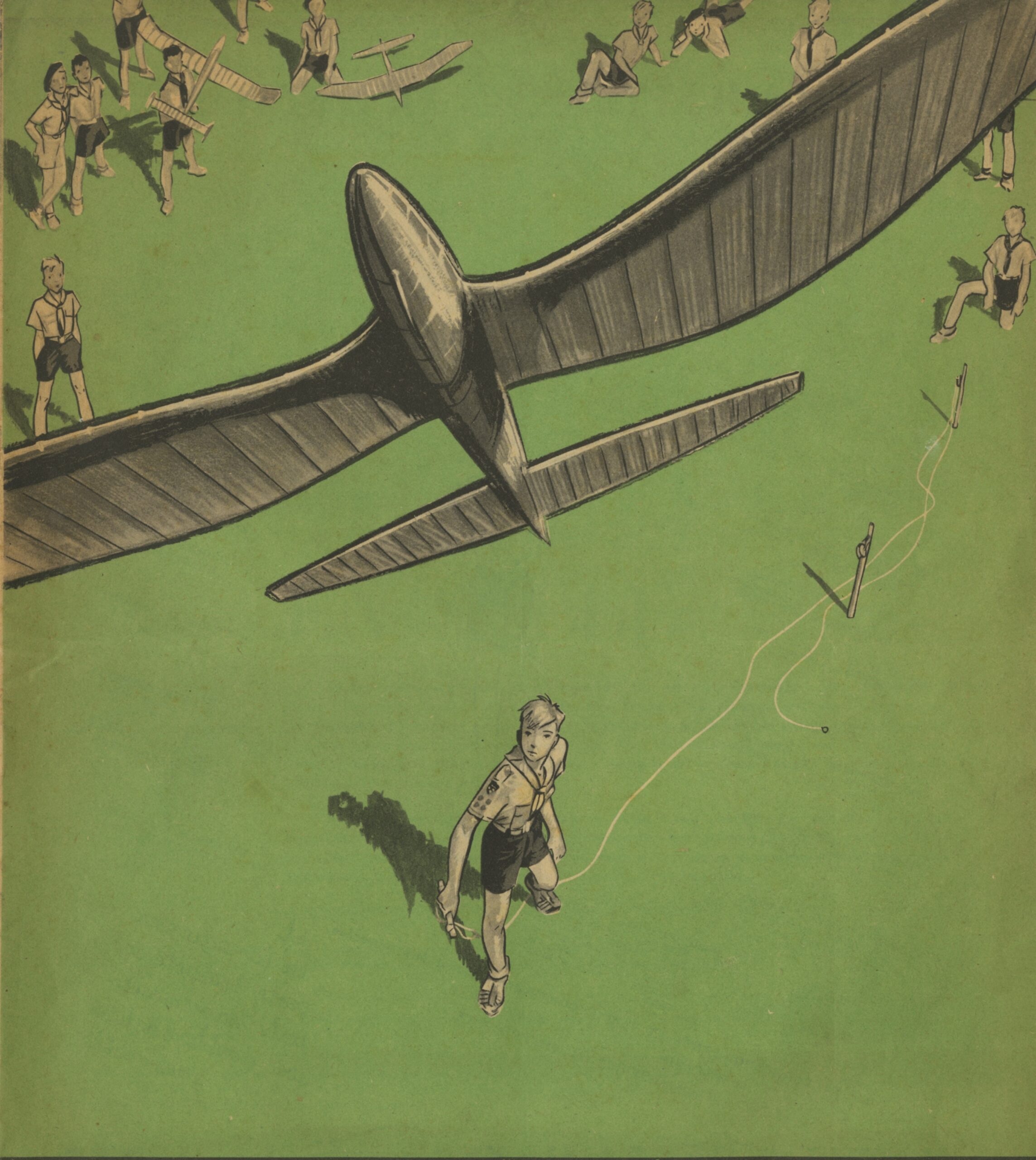 Modélisme planeur : couv SCOUT 257 de 1951