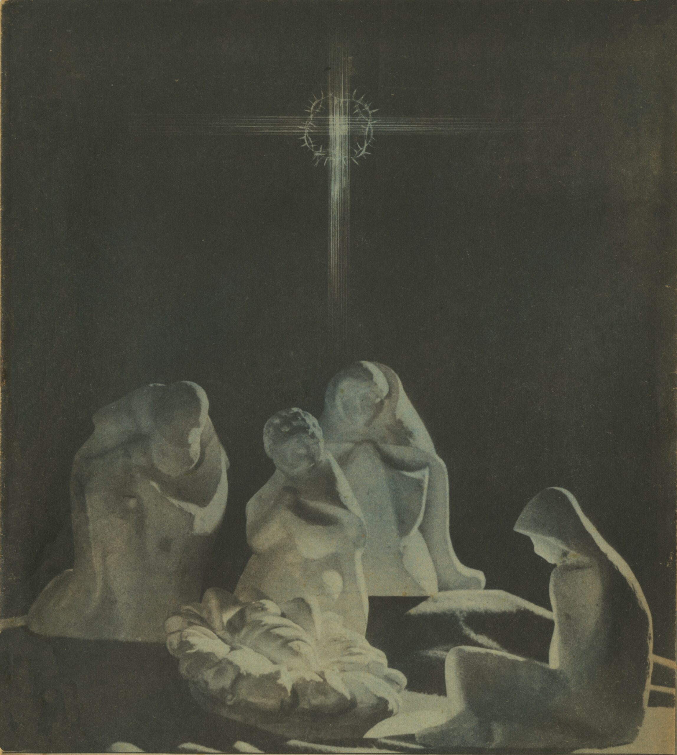 Crèche de Noël  : couv SCOUT 267 de 1951