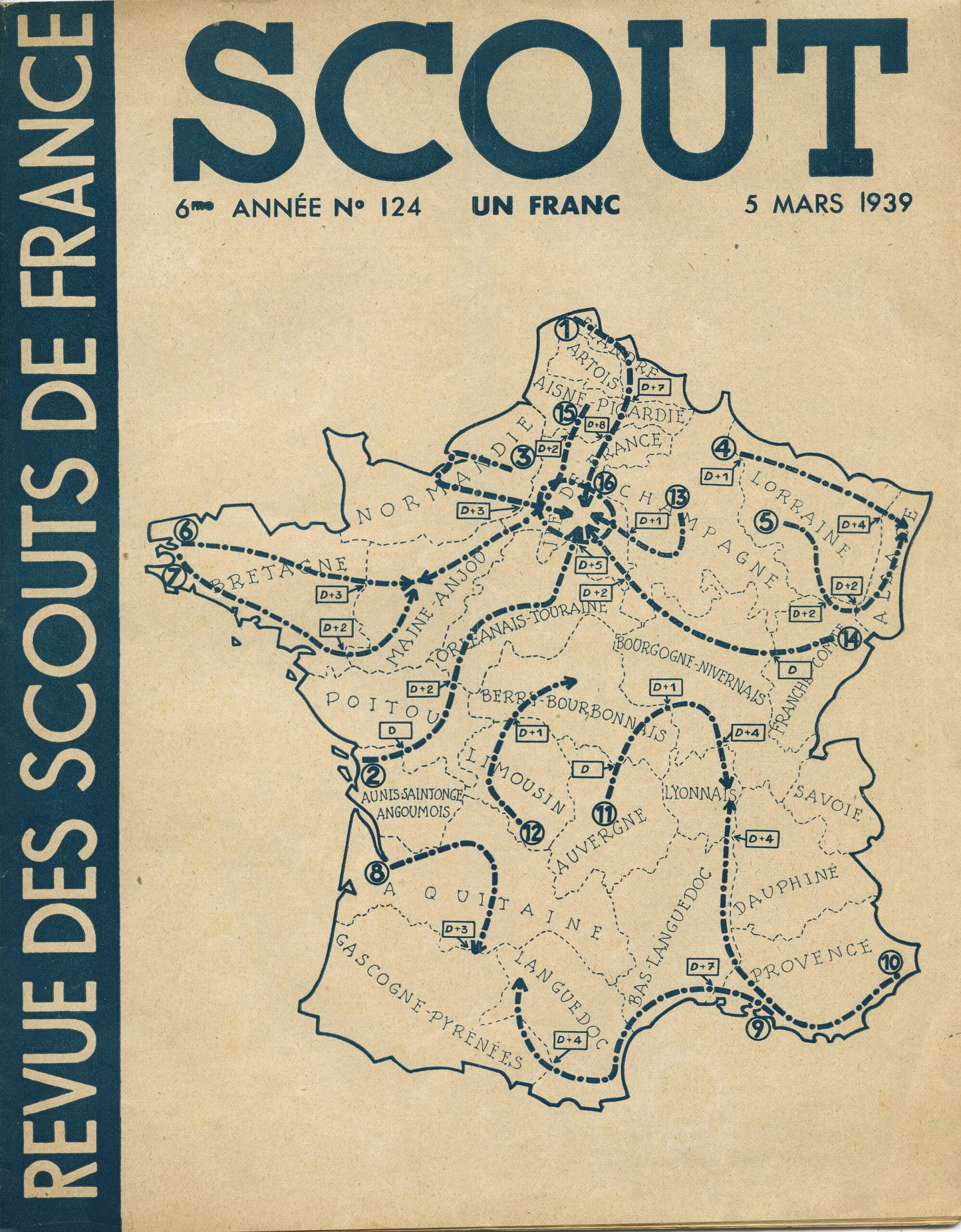 LE SCOUT 124 revue Le scout de France de 1939 - Pierre Joubert
