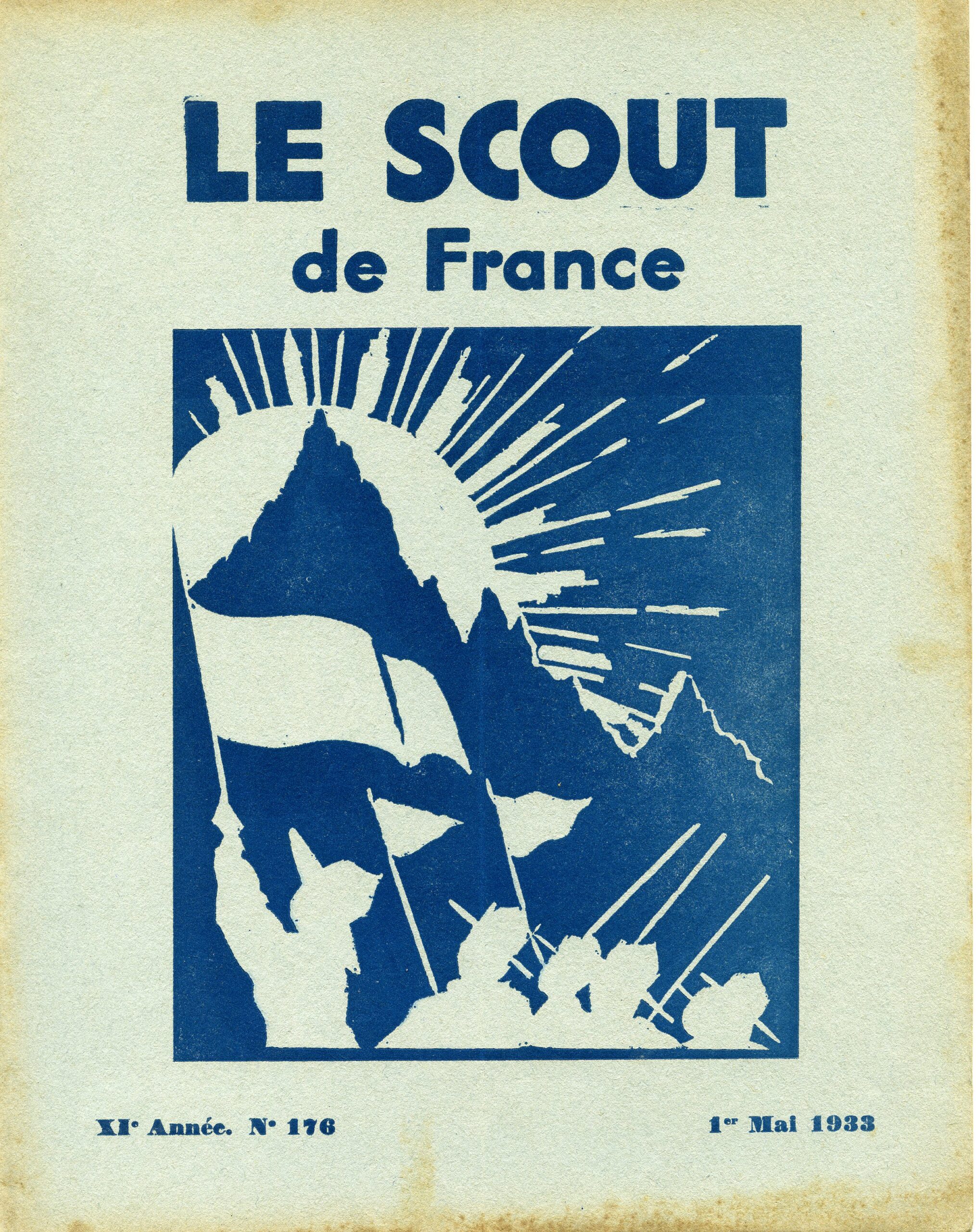 LE SCOUT 176 revue Le scout de France de 1933