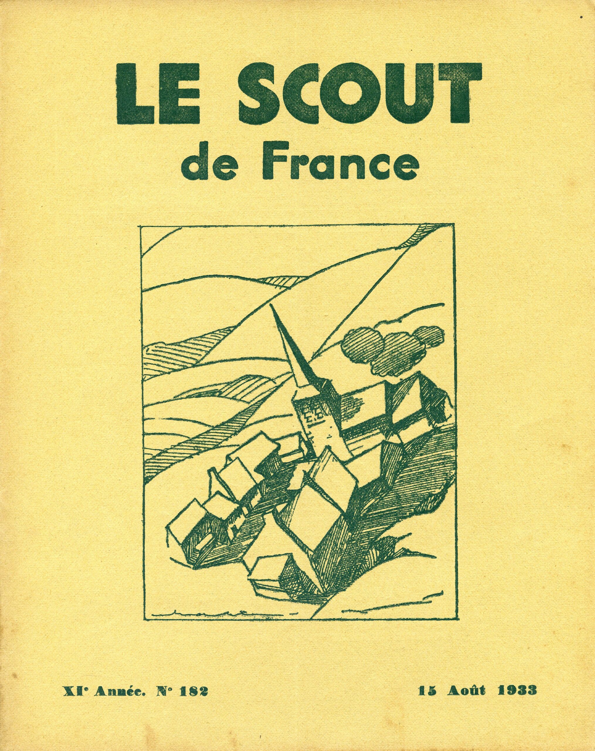 LE SCOUT 182 revue Le scout de France de 1933 - Pierre Joubert