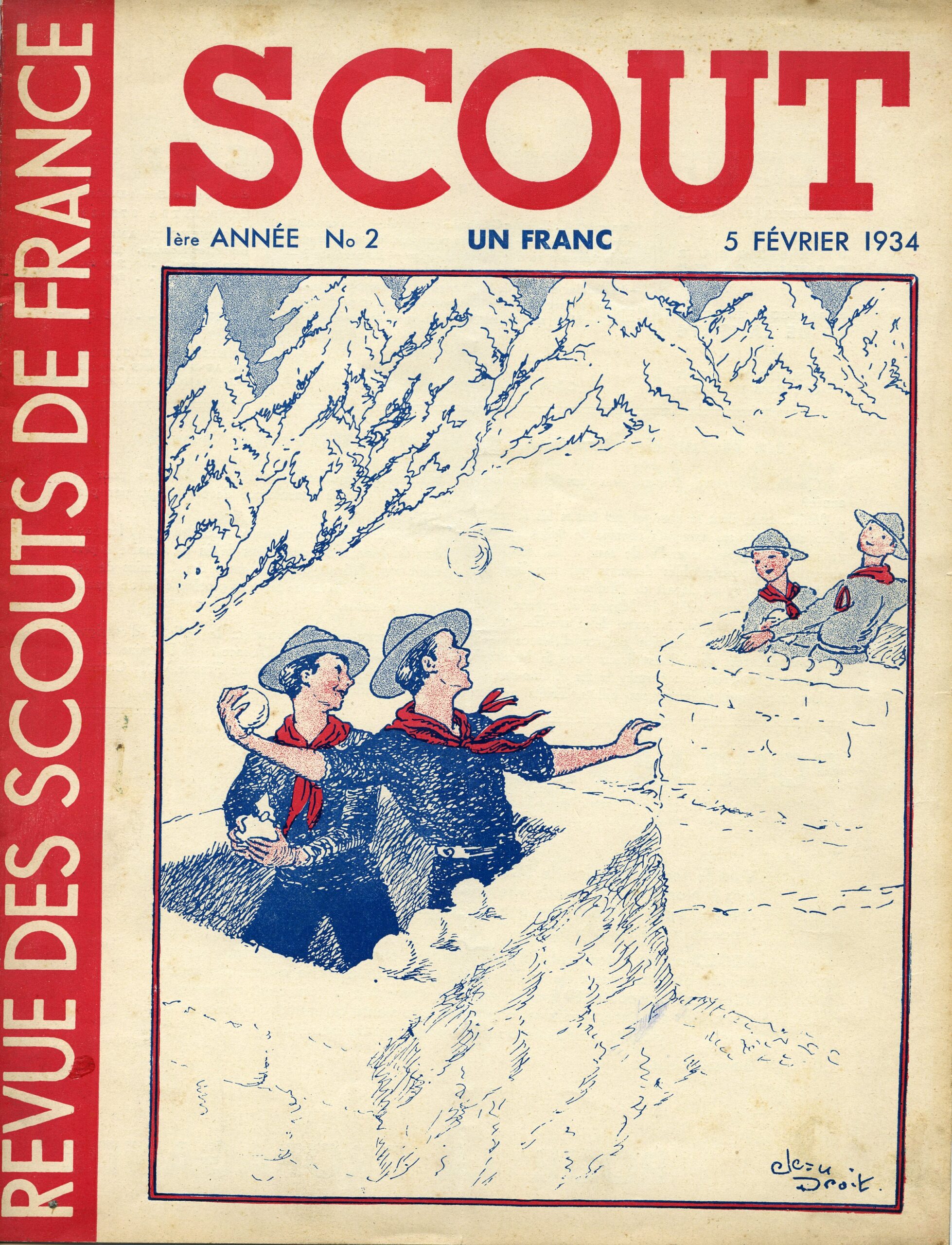 LE SCOUT 2 revue Le scout de France de 1934 - Pierre Joubert