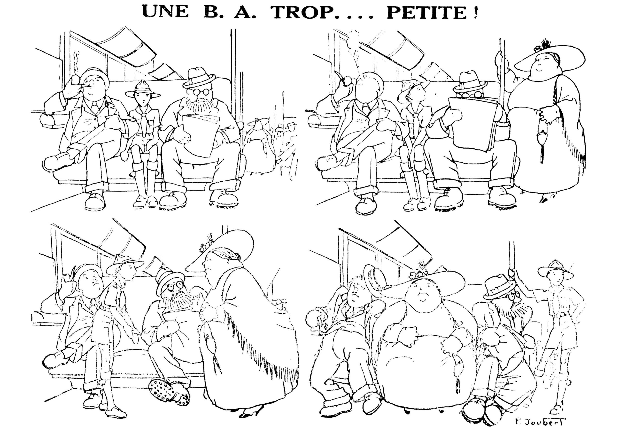 Une B.A. …. trop petite : SOIS PRET 46 de 1934