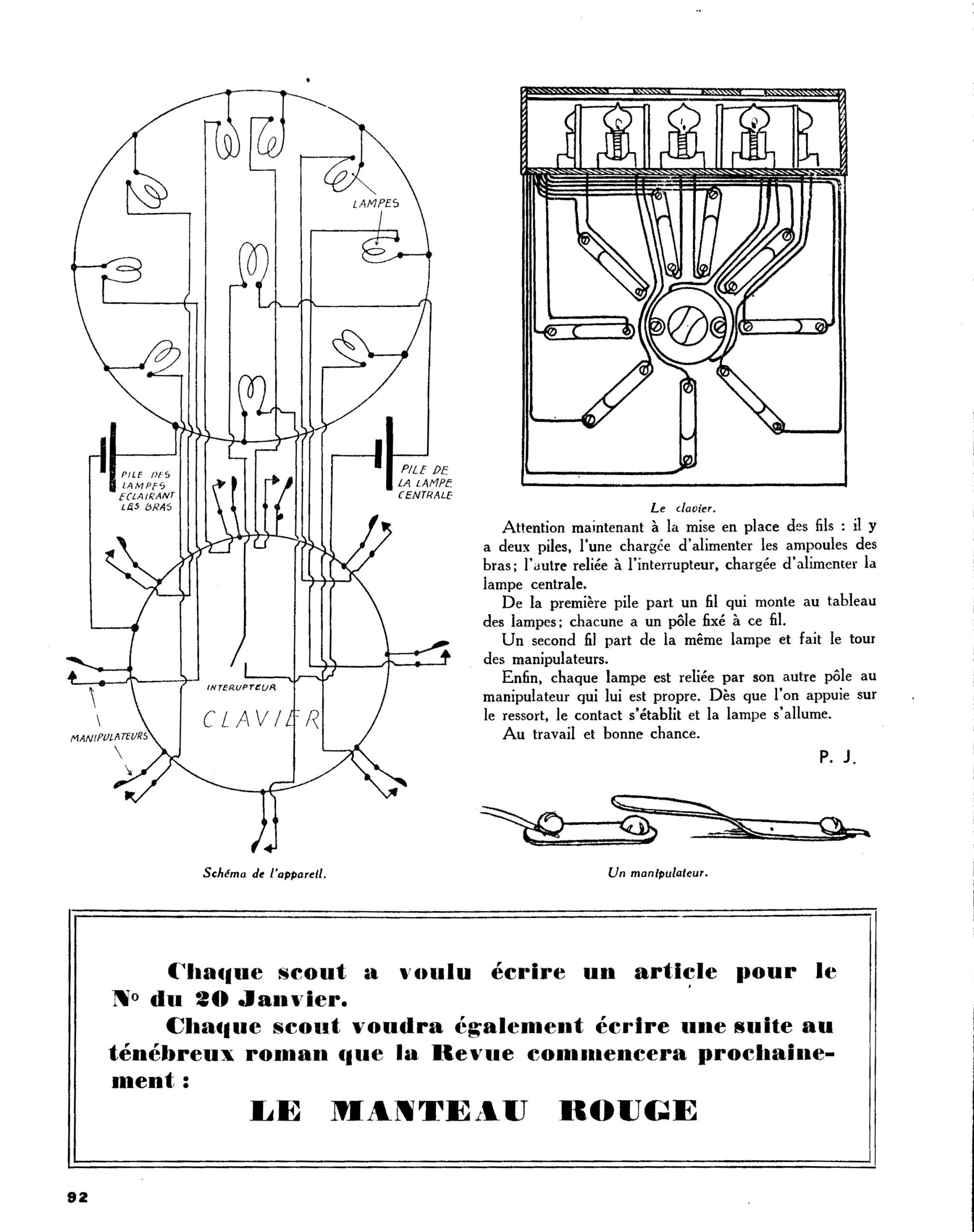 La boite à sémaphore : SCOUT 28 de 1935