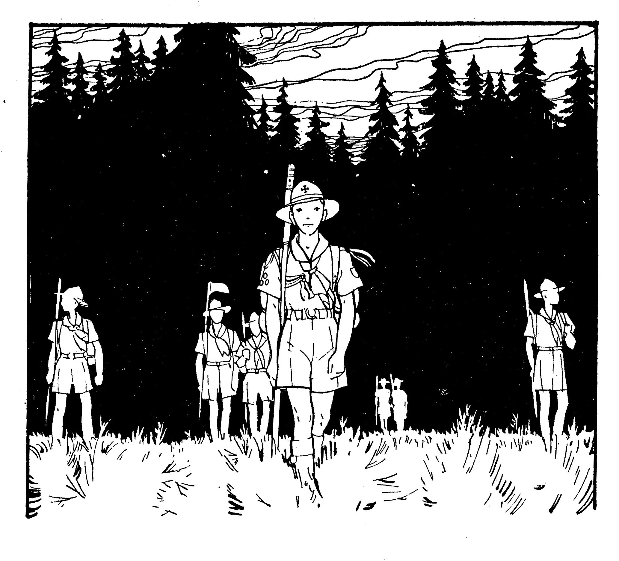 Premier feu de camp  : SCOUT 139 de 1939