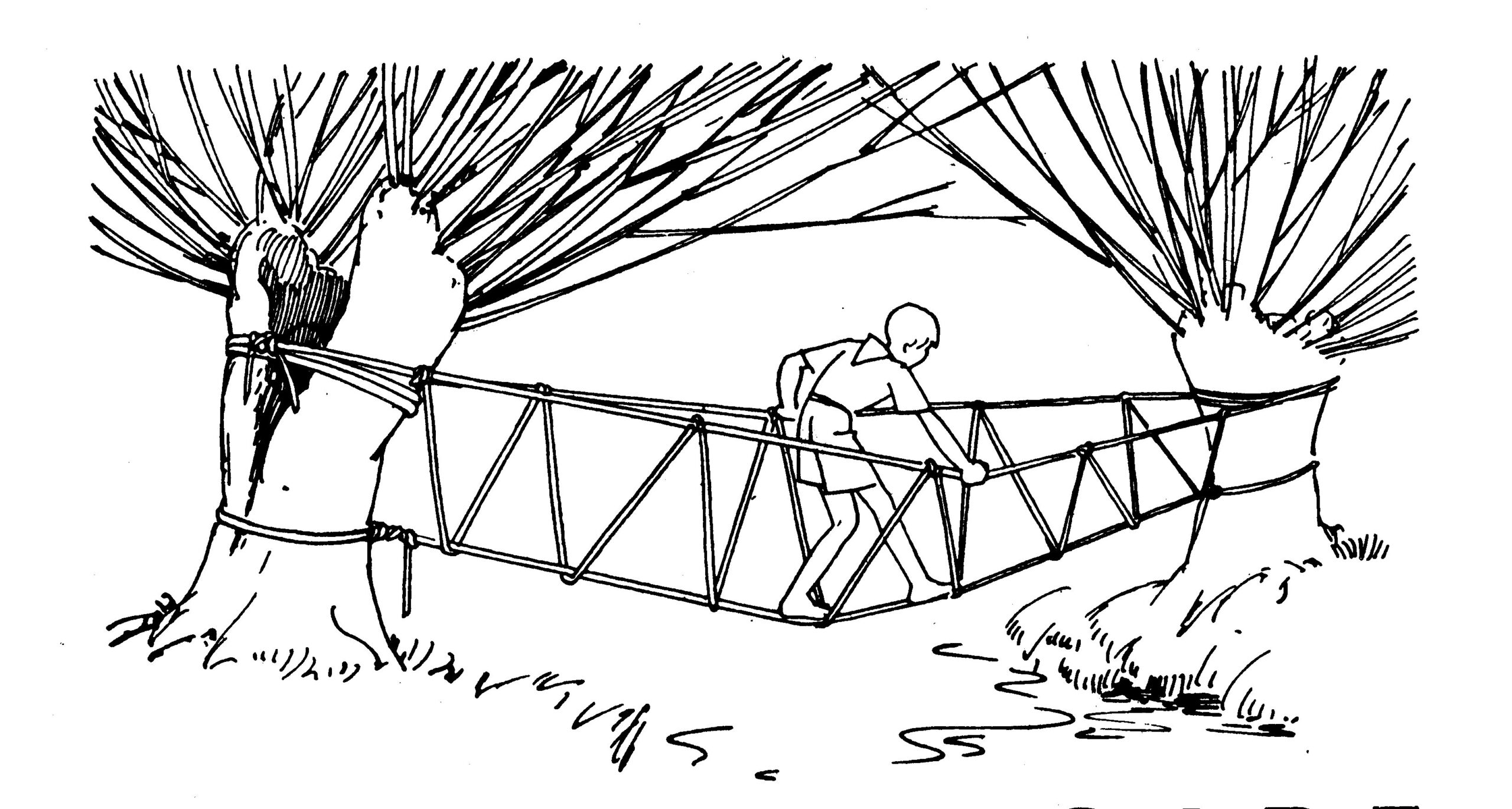 Ponts de corde : SCOUT 11 de 1934