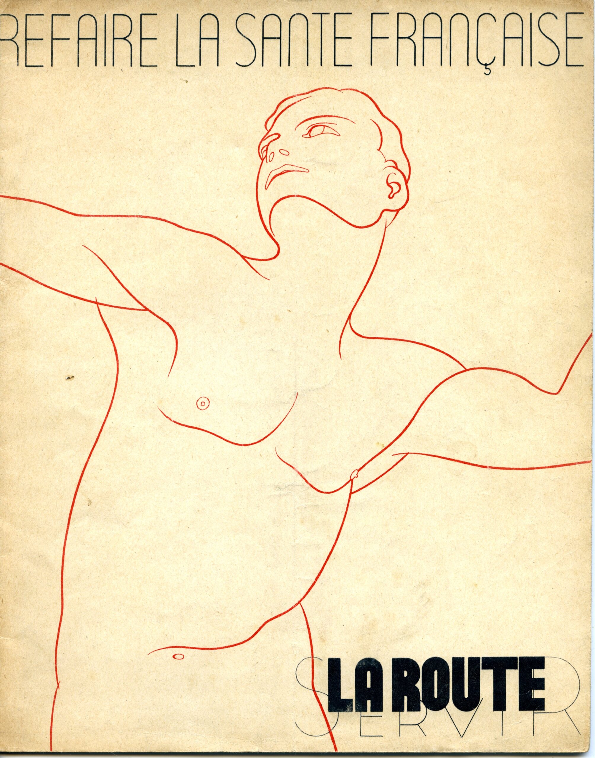 1942 Mars  – La Route Servir – Couverture