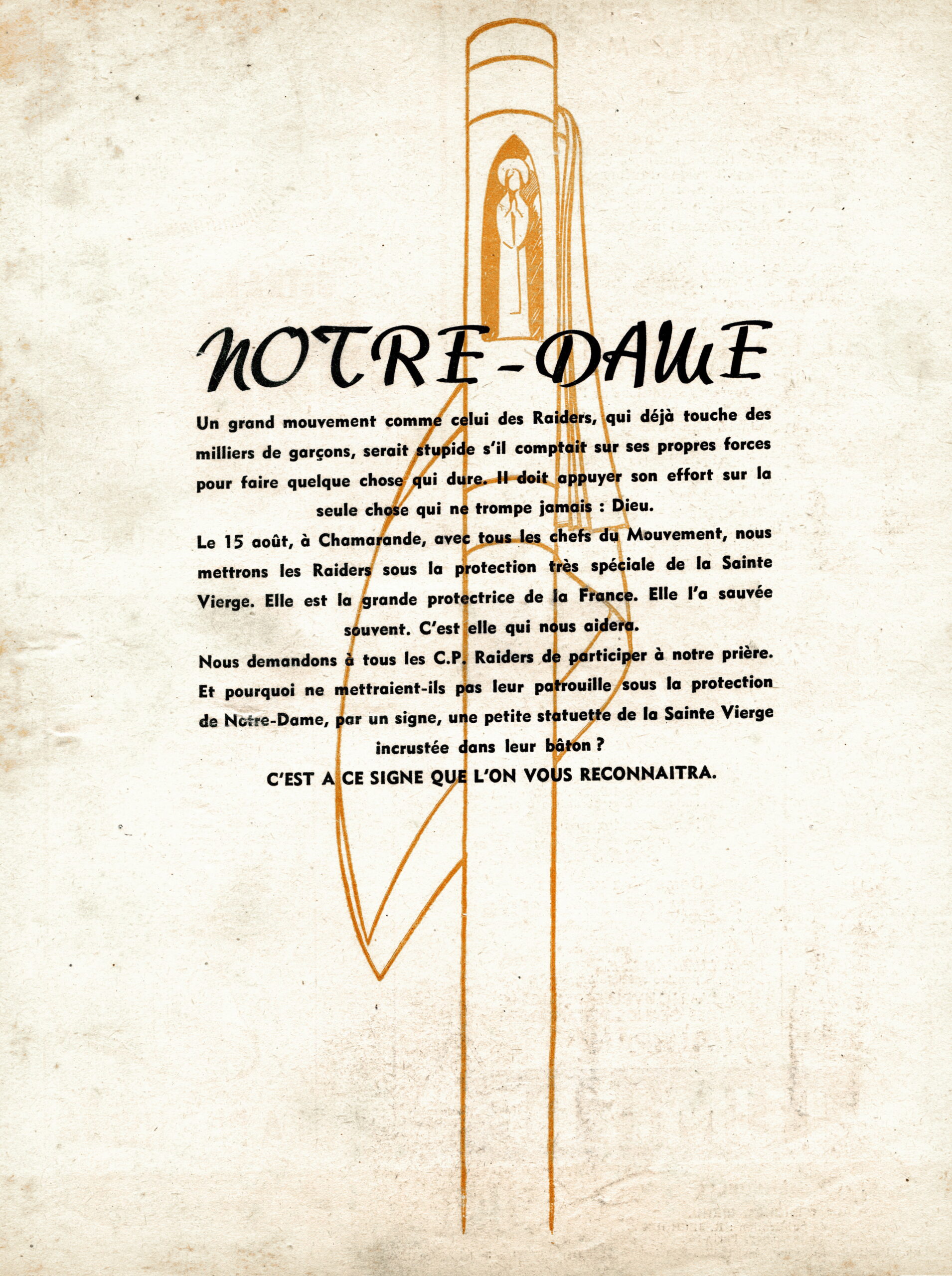 Notre Dame :  SCOUT 242 de 1949
