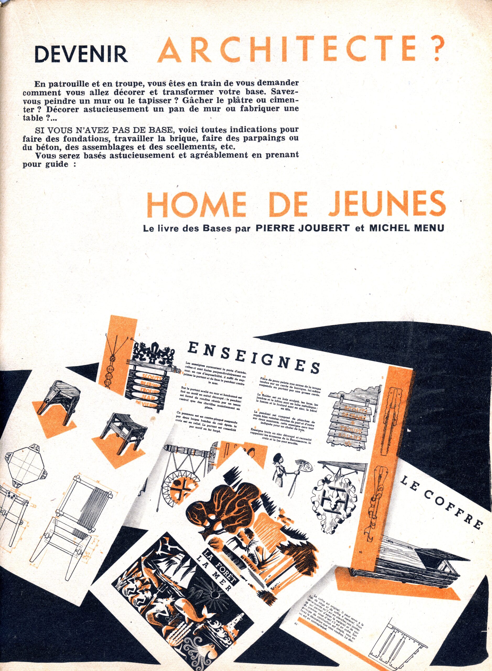 Pub- Home de jeunes :  SCOUT 285 de 1953