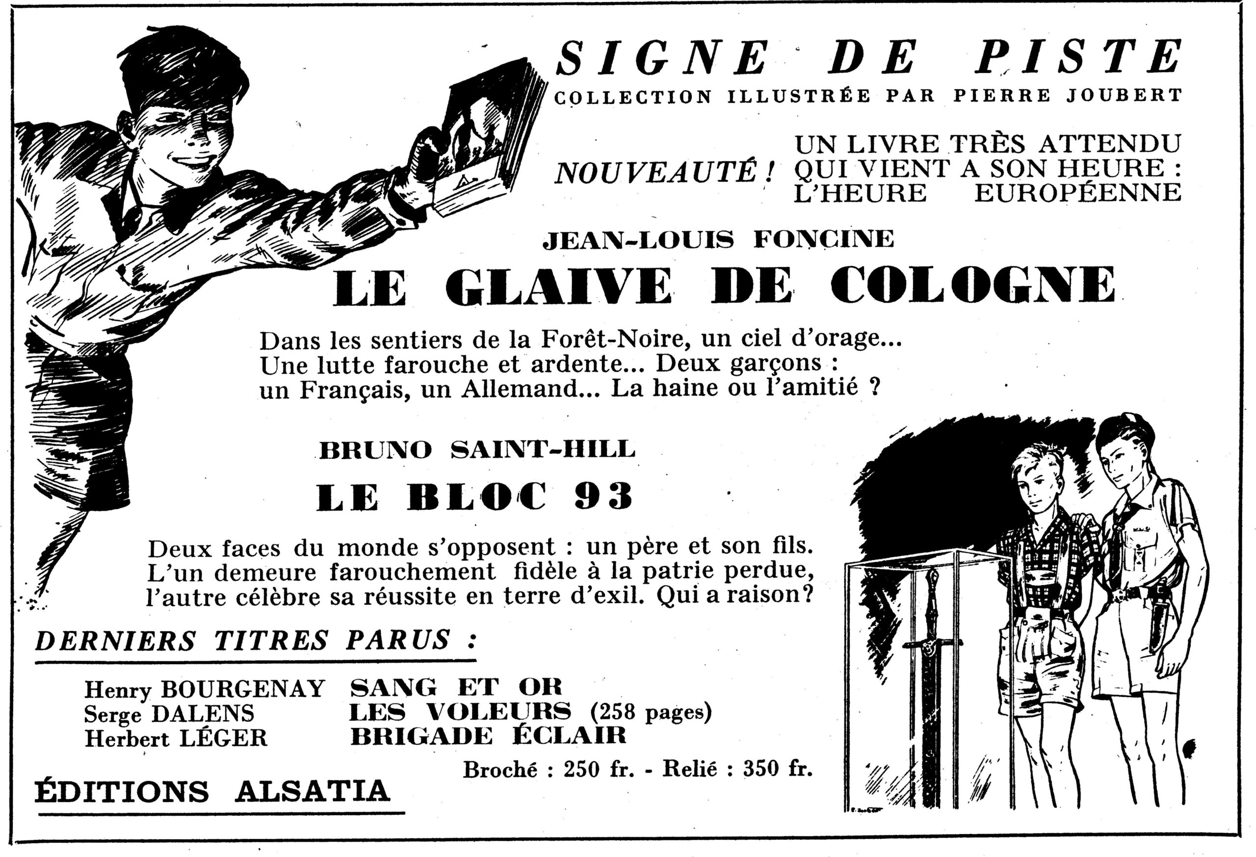 Pub- pour Signe de Piste :  SCOUT 297 de 1954