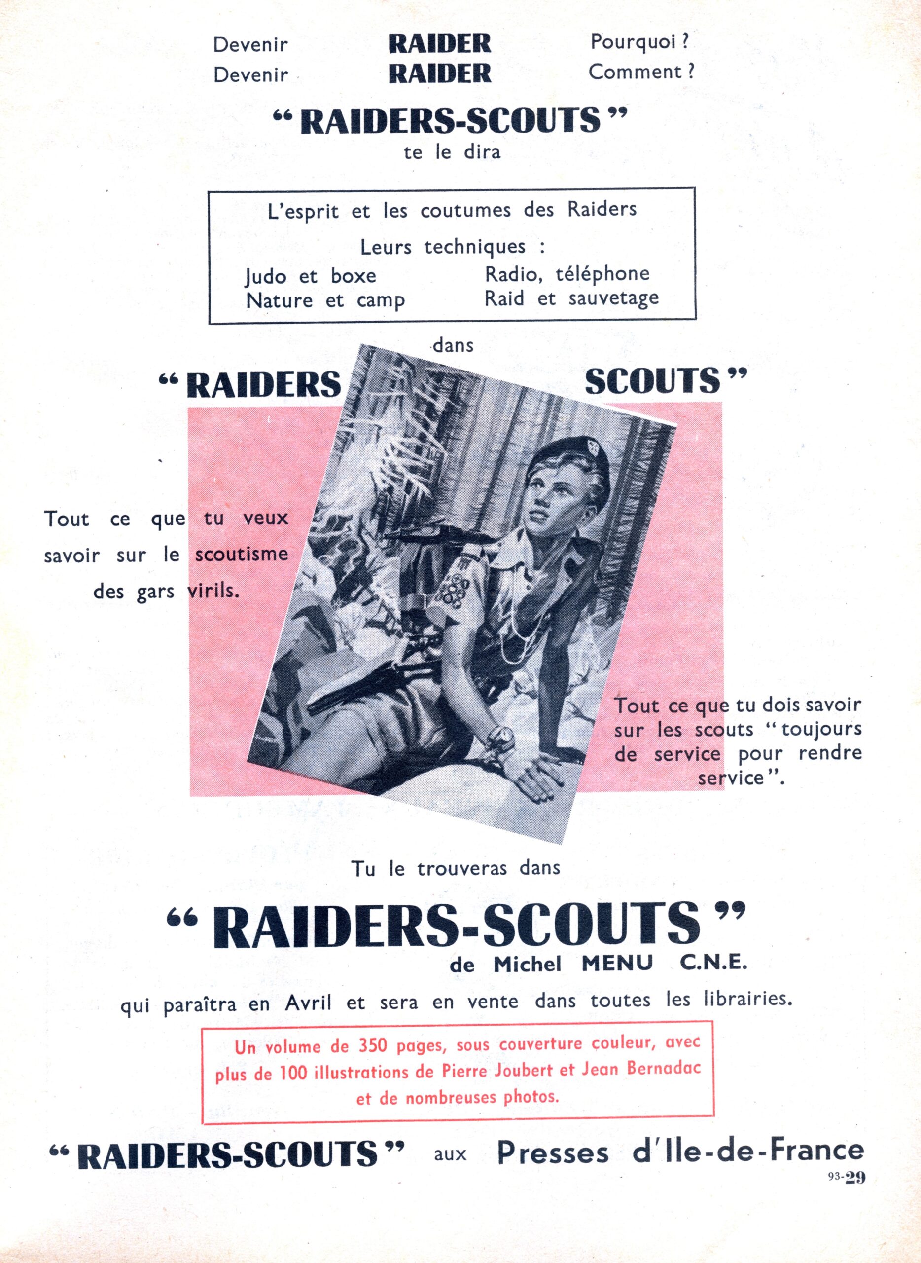 Pub – Raiders-scouts:  SCOUT 300 de 1955